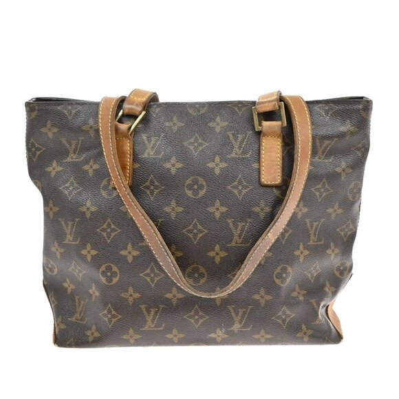 LOUIS VUITTON Cabas Piano Shoulder Bag Monogram Leather Brown M51148 33EF477 - Picture 3 of 15